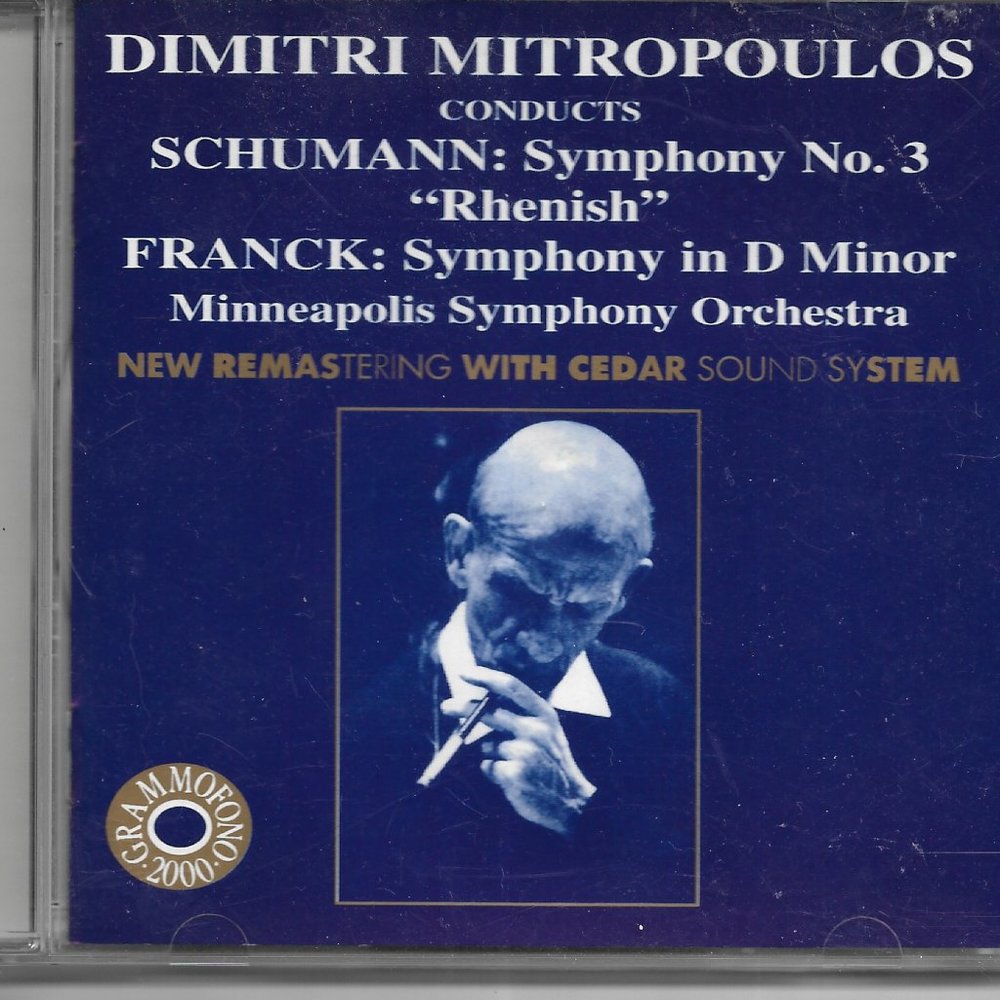 Mitropolous Schumann Symphony No. 8/Franck Symphony D Minor CD IMPORT Remastered